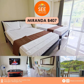 Miranda 407B at Pico de Loro Beach and Country Club by SEE Condominiums